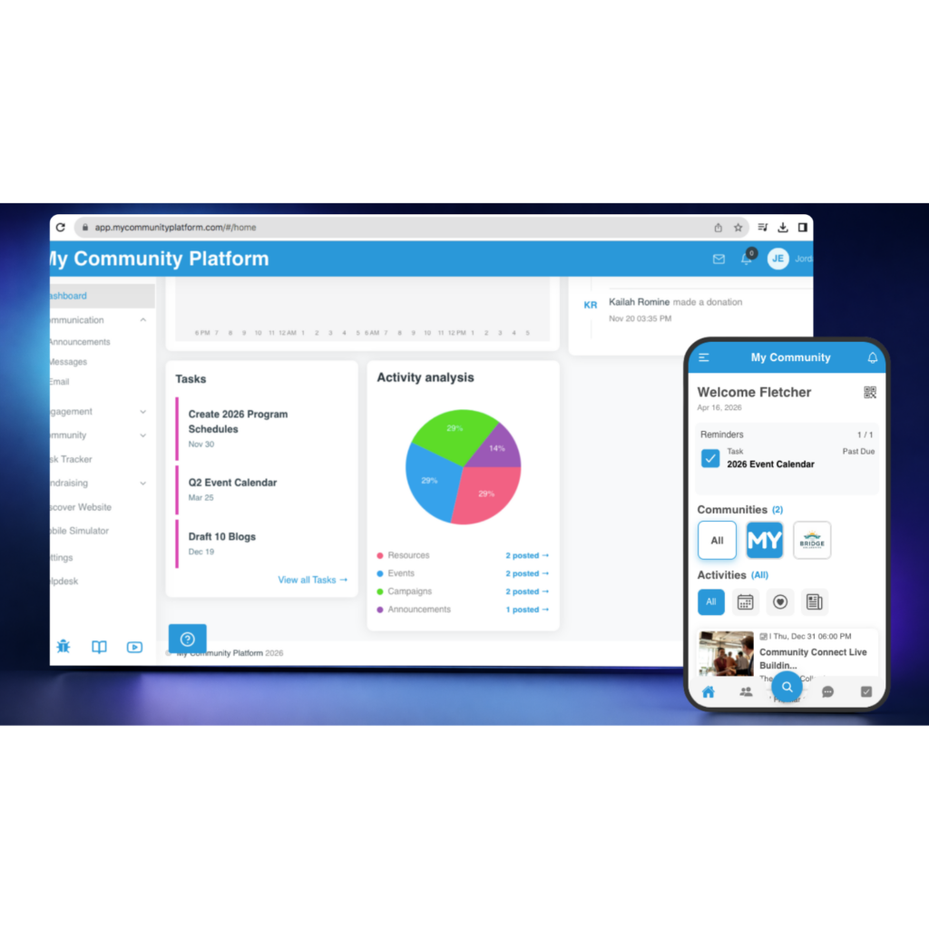 A community platform for associations centralizes members, events, and communication in one branded system. Learn how associations use it to grow membership and boost engagement.

